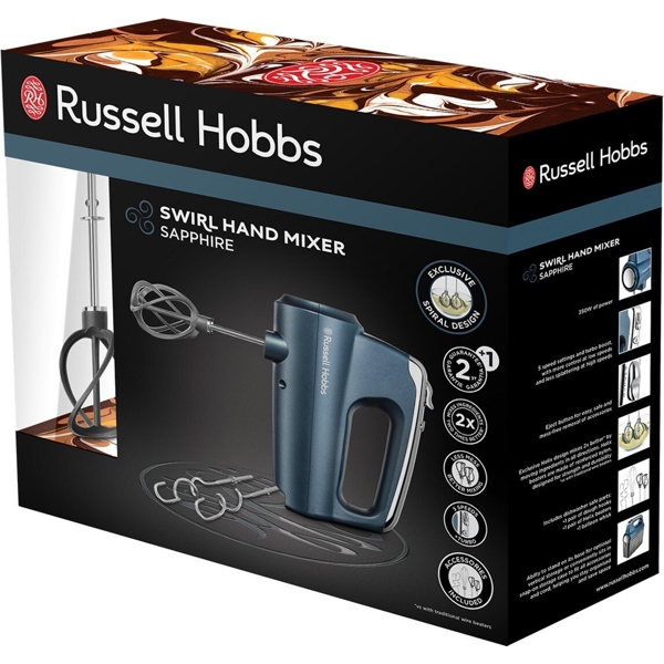 Mixer Russell Hobbs 25893-56/RH Swirl, 350W, Sapphire