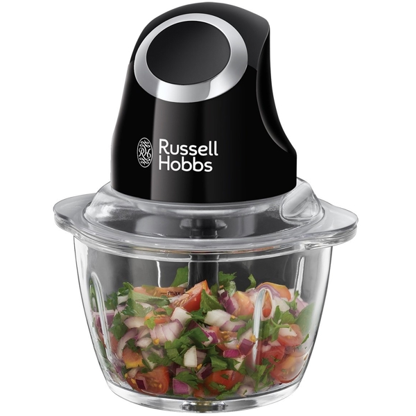 ჩოპერი Russell Hobbs 24662-56/RH Matte, 200W, 1L, Chopper, Black