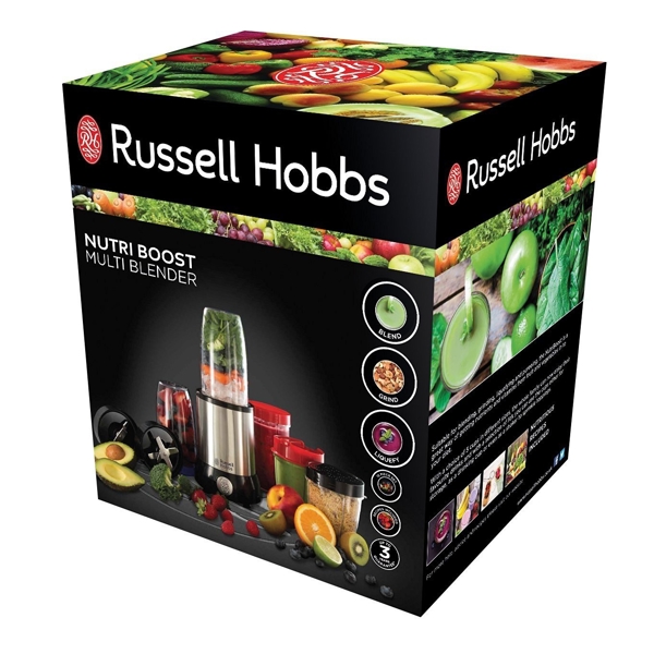 Blender Russell Hobbs 23180-56/RH Nutri Boost, 700W, Black/Silver