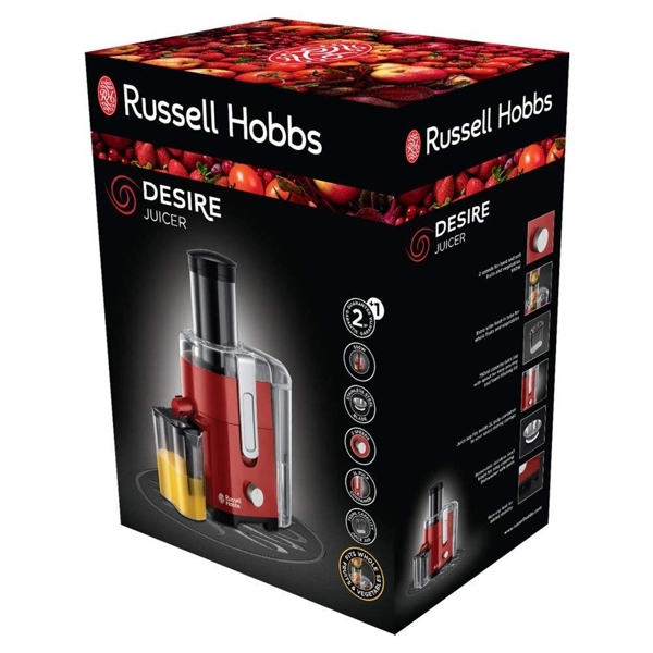 Juicer Russell Hobbs 24740-56/RH Desire, 550W, 750ML, Red