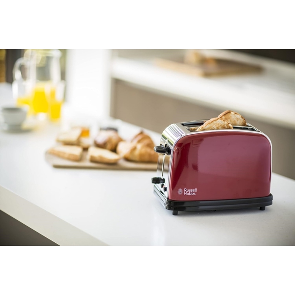 ტოსტერი Russell Hobbs 23330-56, 1670W, Toaster, Red