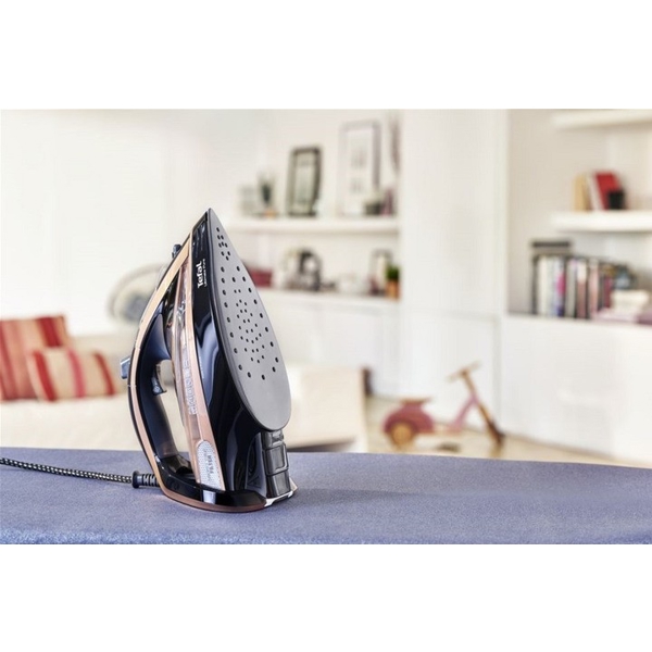 Steam Iron Tefal FV9847E0 Ultimate Pure, 3200W, 350ML, Black/Golden