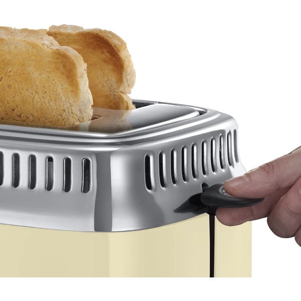 Toaster Russell Hobbs 21682-56 Retro, 1300W, Beige