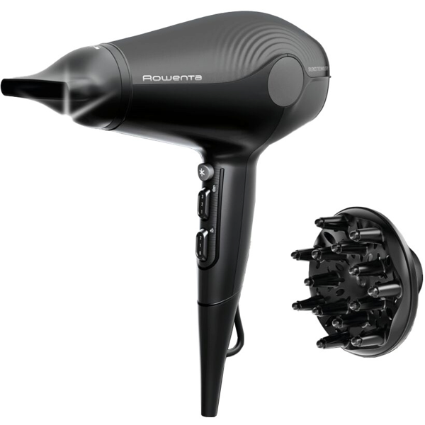 თმის საშრობი Rowenta CV6430F0 Ultra Silence, 2100W, Hair Dryer, Black