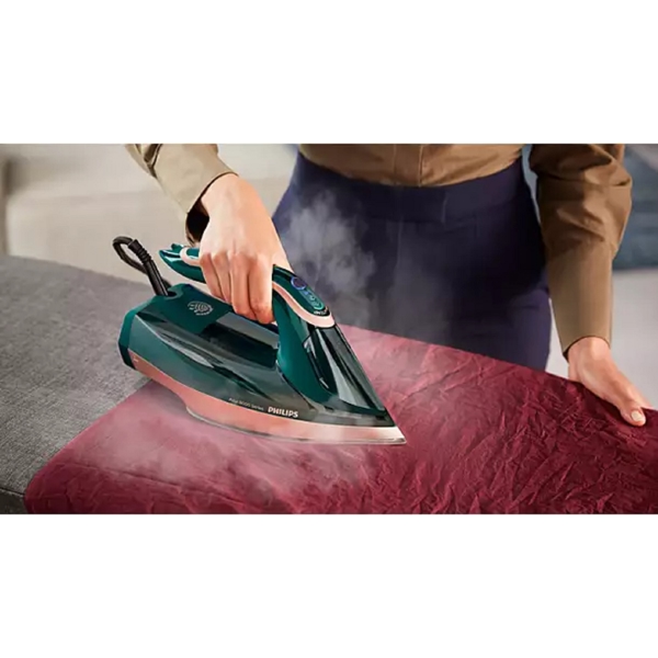 ორთქლის უთო Philips DST8030/70, 3000W, 350ML, Steam Iron, Green