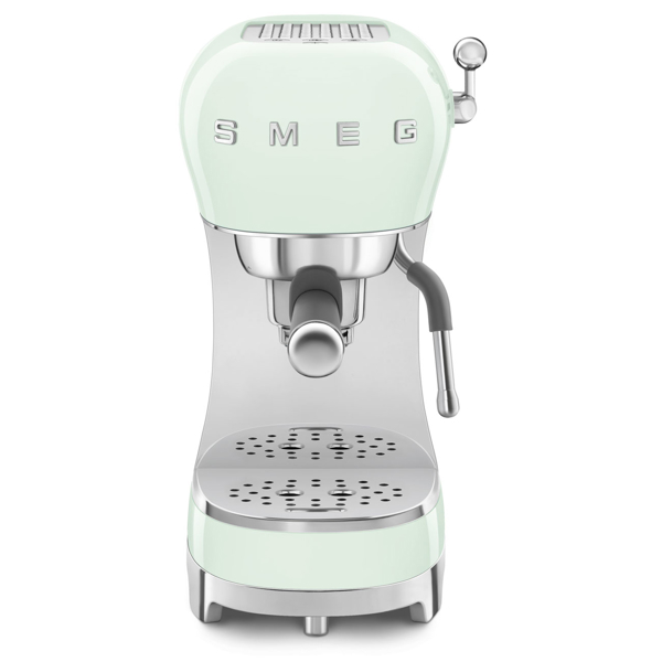 ესპრესოს ყავის აპარატი Smeg ECF02PGEU 50's Style, 1350W, 1.1L, Espresso Coffee Machine, Pastel Green