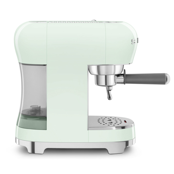 ესპრესოს ყავის აპარატი Smeg ECF02PGEU 50's Style, 1350W, 1.1L, Espresso Coffee Machine, Pastel Green