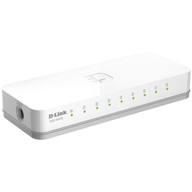 Switch D-Link DES-1008C/B1A, 8-Port, White