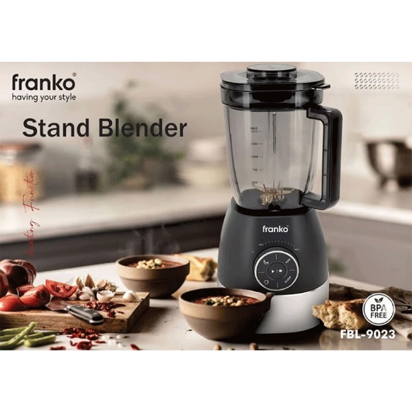 Blender Franko FBL-9023, 1800W, 1.5L, Black/Silver