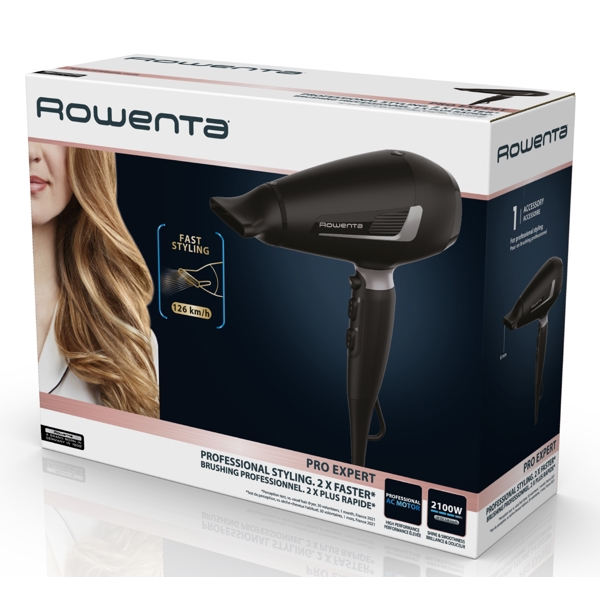 Hair Dryer Rowenta CV8810F0 Pro Expert, 2100W, Black