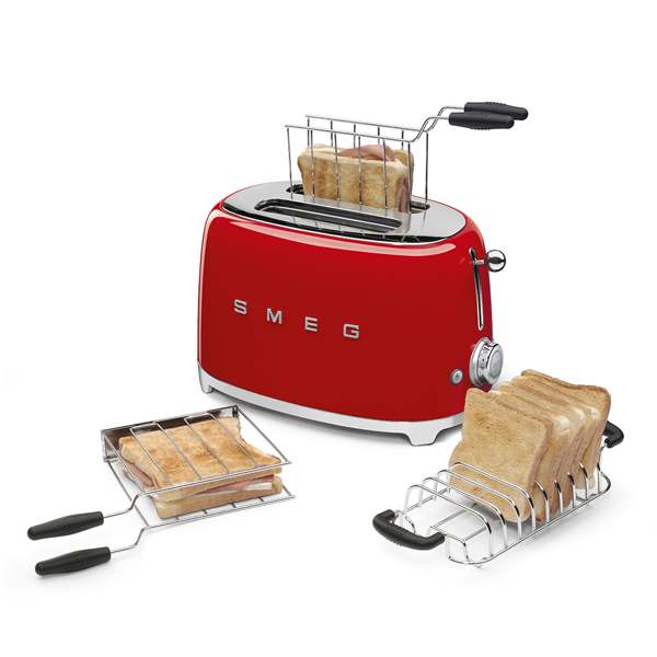 Toaster Smeg TSF01RDEU, 950W, Red