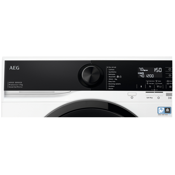 Washing Machine AEG LSR6E47DE, 7Kg, B, 1400Rpm, 75Db, White