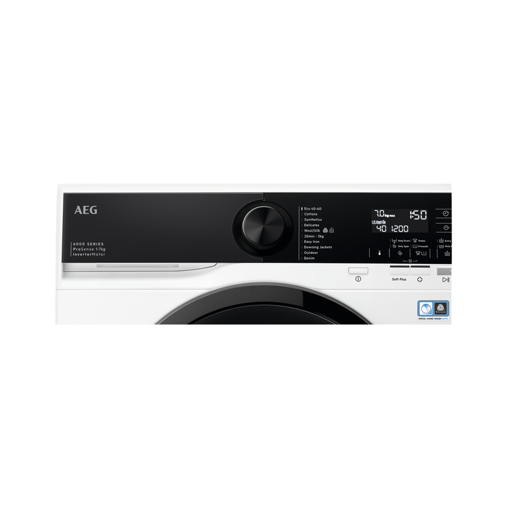 Washing Machine AEG LSR6E47DE, 7Kg, B, 1400Rpm, 75Db, White