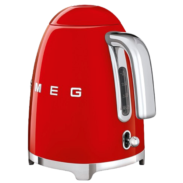 Electric Kettle Smeg KLF03RDEU, 2400W, 1.7L, Red