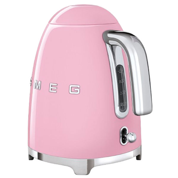 ელექტრო ჩაიდანი Smeg KLF03PKEU, 2400W, 1.7L, Electric Kettle, Pink