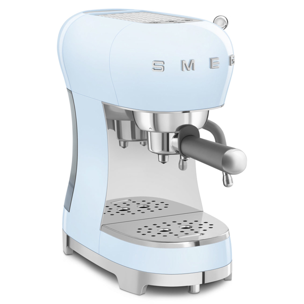 Espresso Coffee Machine Smeg ECF02PBEU, 1350W, 1.1L, Pastel blue