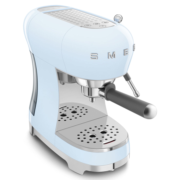 Espresso Coffee Machine Smeg ECF02PBEU, 1350W, 1.1L, Pastel blue