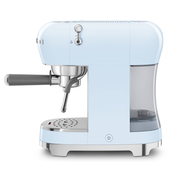 Espresso Coffee Machine Smeg ECF02PBEU, 1350W, 1.1L, Pastel blue