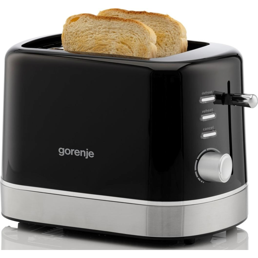 ტოსტერი Gorenje T800DB, 850W, Toaster, Black