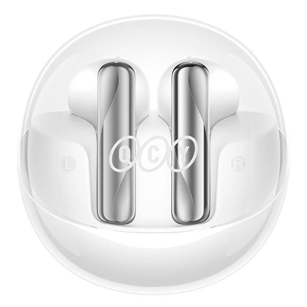 ყურსასმენი QCY 6957141408926 Ailypods Clear, Earbuds, Wireless, Bluetooth, lPX5, White