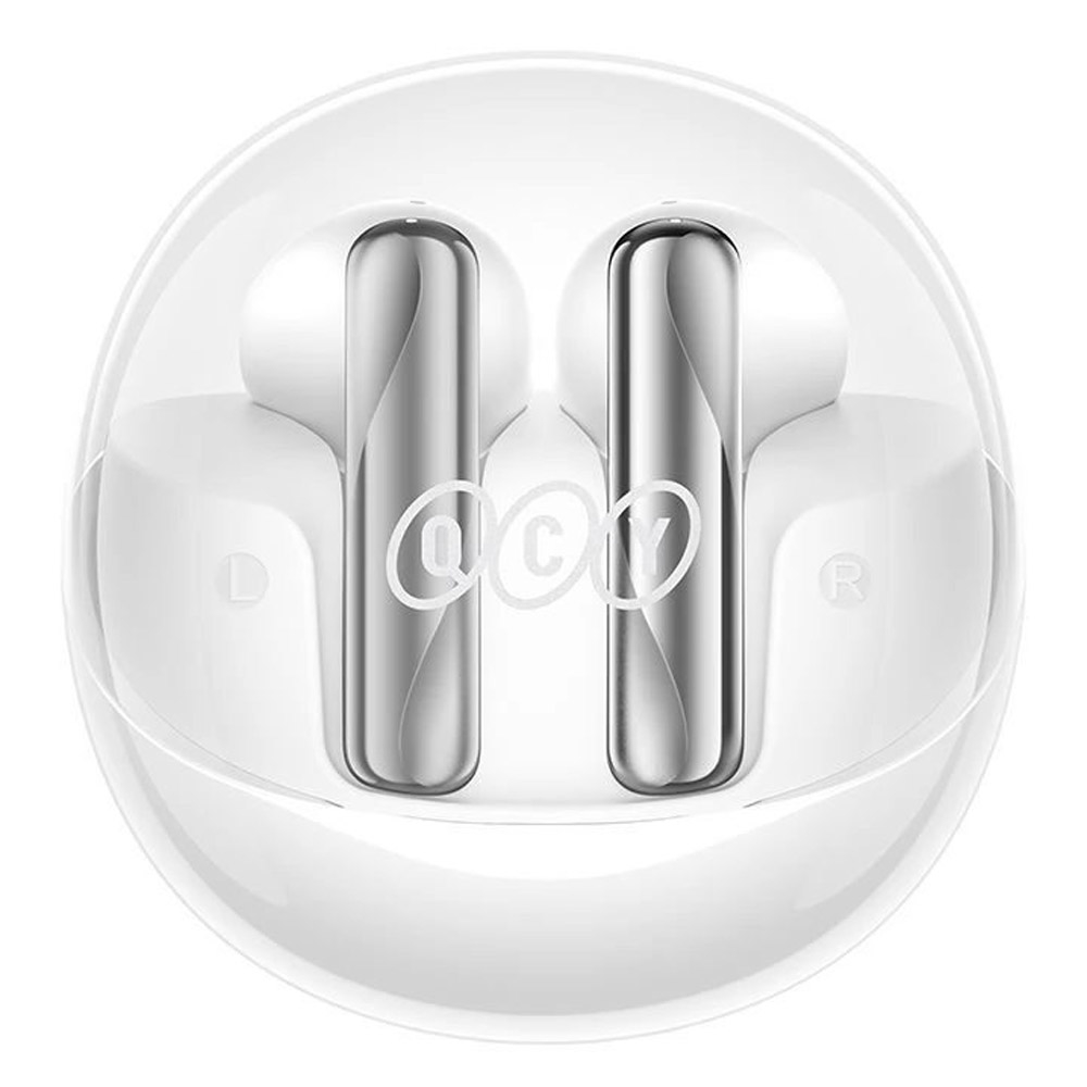 Earbuds QCY 6957141408926 Ailypods Clear, Wireless, Bluetooth, lPX5, White