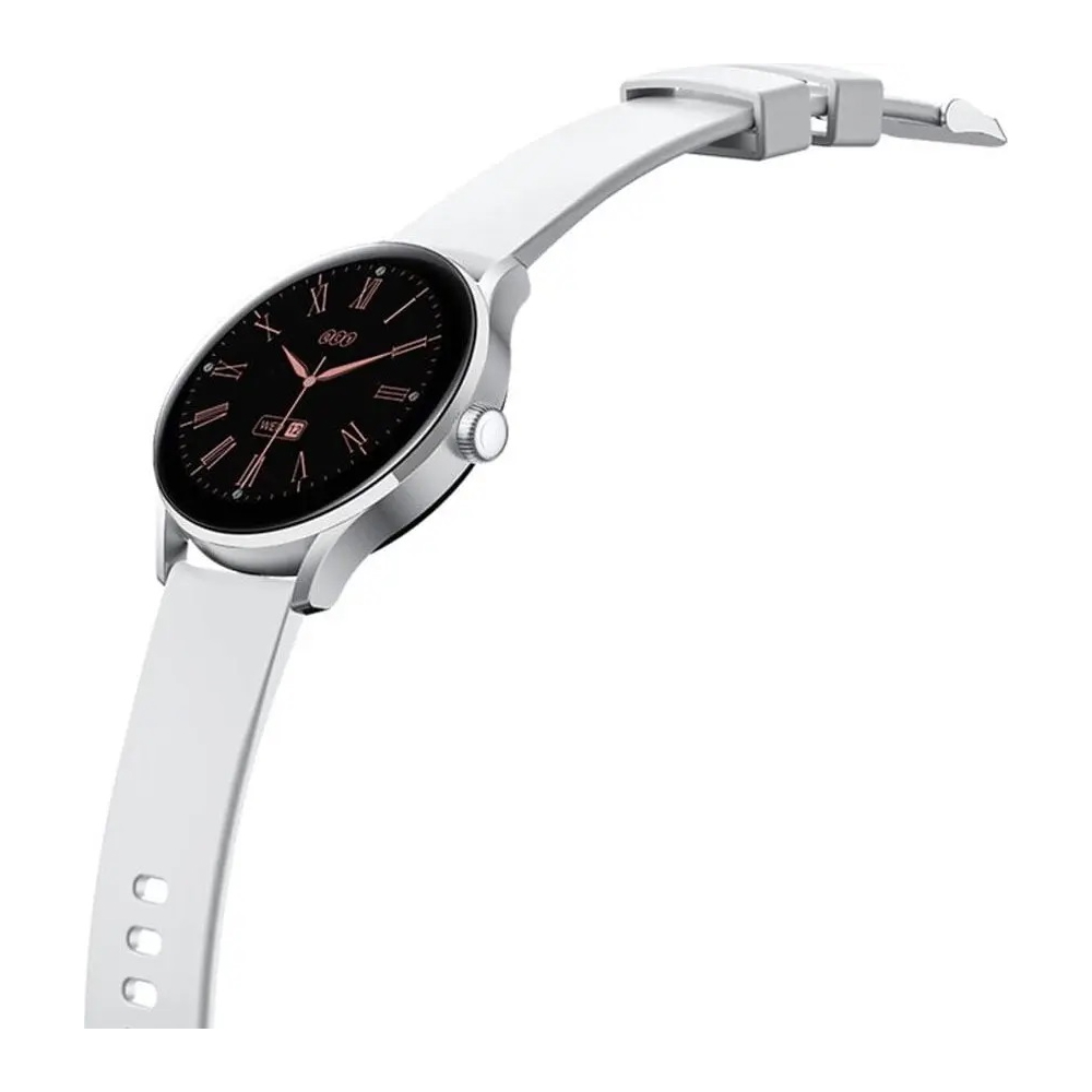 სმარტ საათი QCY 6957141409305 Elite S11, 1.19", Waterproof, Bluetooth, Smart Watch, Silver Gray