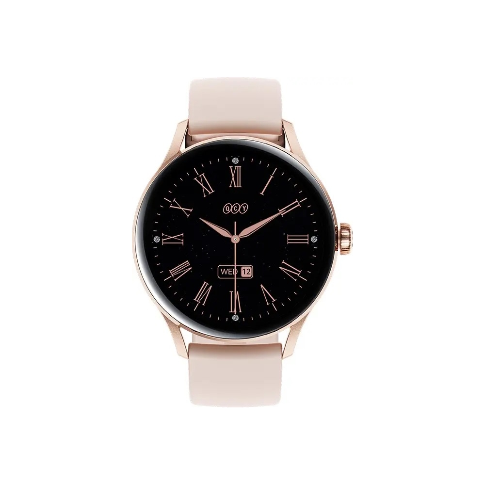 სმარტ საათი QCY 6957141409299 Elite S11, 1.19", Waterproof, Bluetooth, Smart Watch, Rose Gold