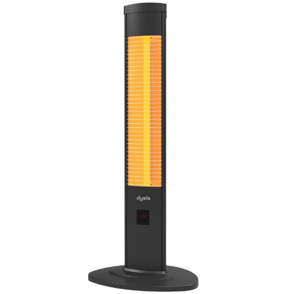 Electric Infrared Heater, Dysis IC2300.R, 2000W, Black