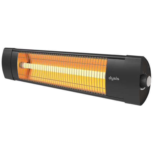 Electric Infrared Heater, Dysis DH-7407, 2300W, 23m², Black