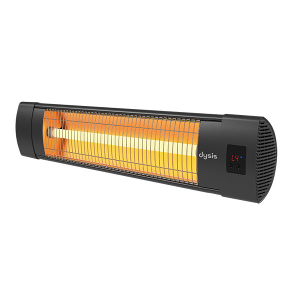 ინფრაწითელი გამათბობელი Dysis DH-7406.UK, 2300W, Electric Infrared Heater, Black