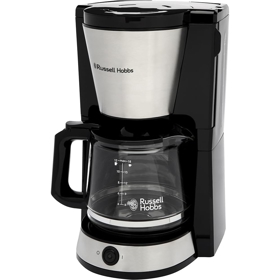 ყავის აპარატი Russell Hobbs 27400-56/RH Heaton, 1000W, 1.25L, Coffe Machine, Black/Silver