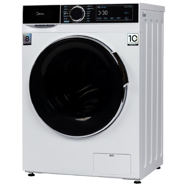 Washing Machine Midea MFA01W80B/W, 8Kg, A+++, 1400Rpm, White