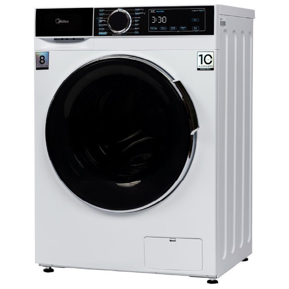 Washing Machine Midea MFA01W80B/W, 8Kg, A+++, 1400Rpm, 78Db, White