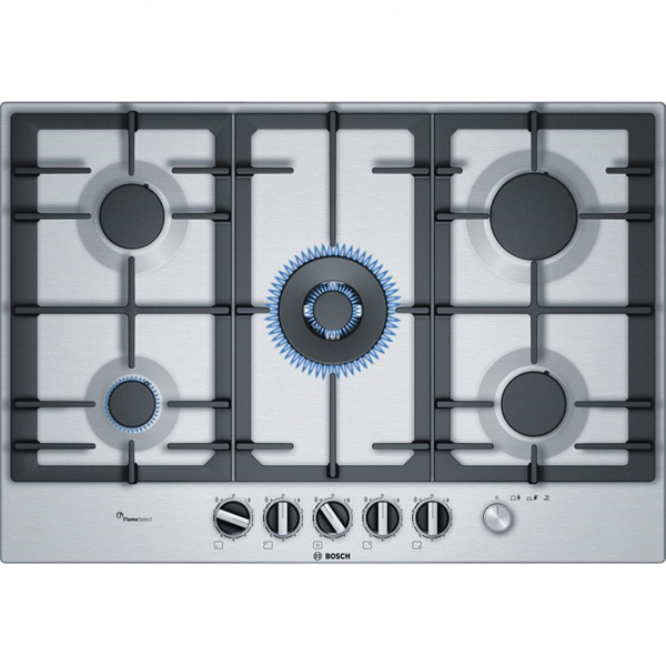 Built-in Gas Cooktop Bosch PCQ7A5M90, Silver