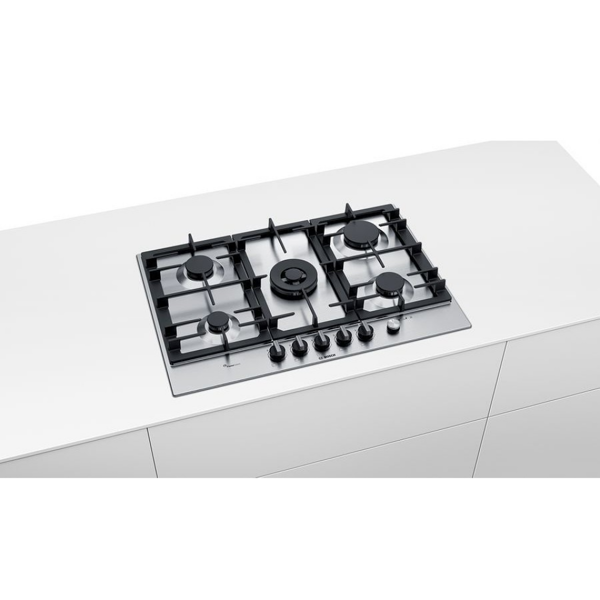 Built-in Gas Cooktop Bosch PCQ7A5M90, Silver