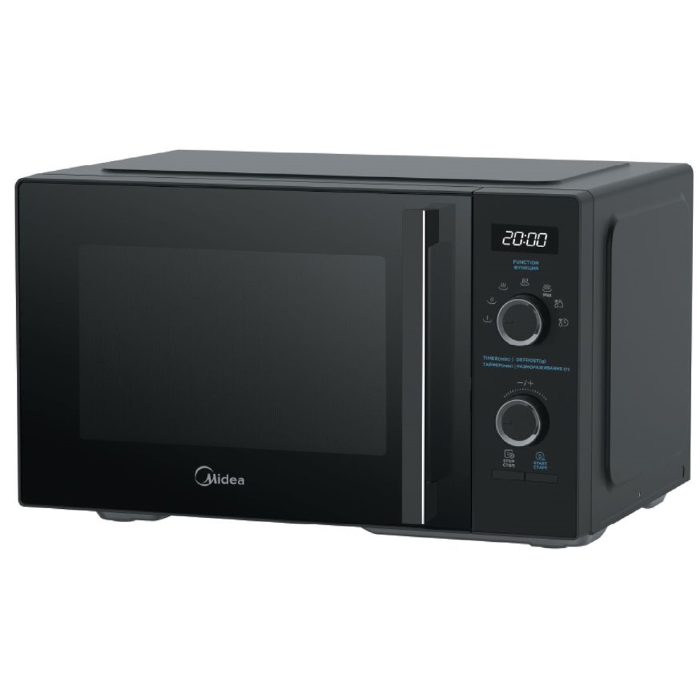 მიკროტალღური ღუმელი Midea AM8P022ET-B, 1250W, 25L, Microwave Oven, Black