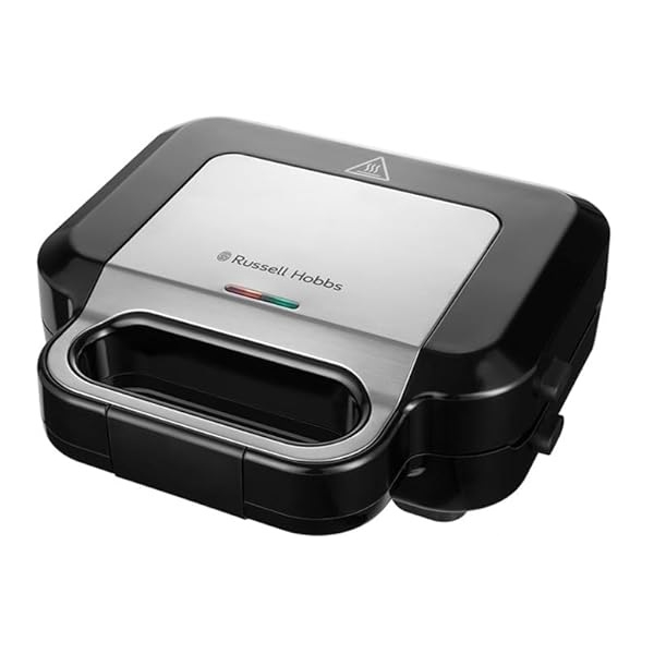 სენდვიჩის აპარატი Russell Hobbs 26810-56/RH Creations 3 in 1, 750W, Sandwich Maker, Black/Silver