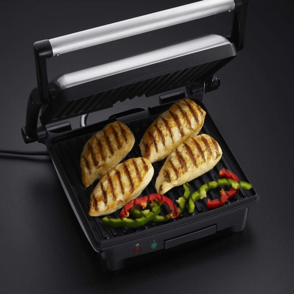 გრილი Russell Hobbs 17888-56/RH Cook at Home 3in1 Panini, 1800W, Grill, Black/Silver