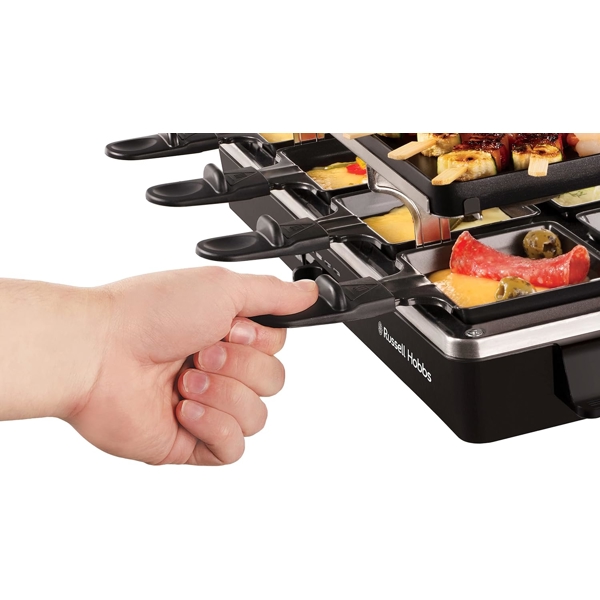 გრილი Russell Hobbs 26280-56/RH Multi Raclette 3 in 1, 1400W, Grill, Black