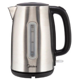 ელექტრო ჩაიდანი Midea MK-17S30A2, 2200W, 1.7L, Electric Kettle, Silver