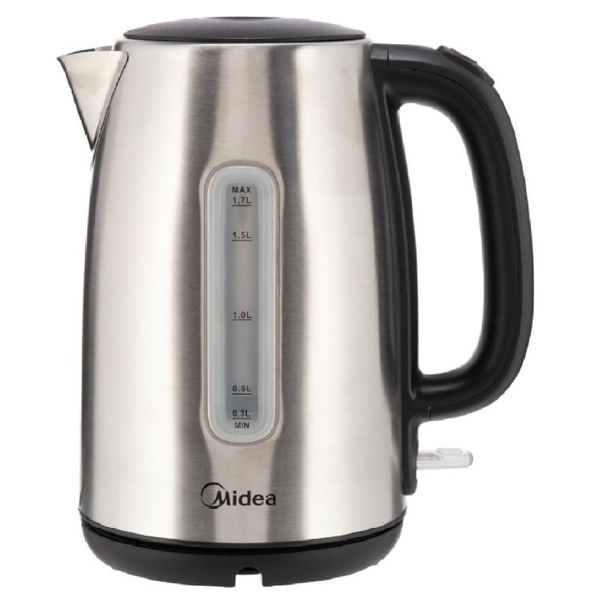 Electric Kettle Midea MK-17S30A2, 2200W, 1.7L, Silver