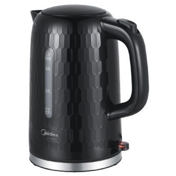 ელექტრო ჩაიდანი Midea MK-17D19A2-Black, 2200W, 1.7L, Electric Kettle, Black