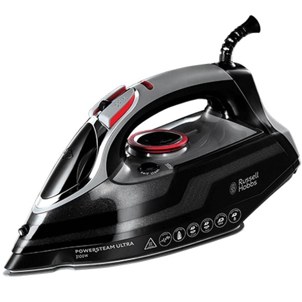 ორთქლის უთო Russell Hobbs 20630-56/RH Power Steam Ultra, 3100W, 350ML, Steam Iron, Black