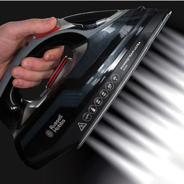 ორთქლის უთო Russell Hobbs 20630-56/RH Power Steam Ultra, 3100W, 350ML, Steam Iron, Black