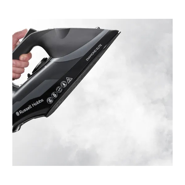 Steam Iron Russell Hobbs 27000-56/RH Diamond Elite, 3100W, 350ML, Black