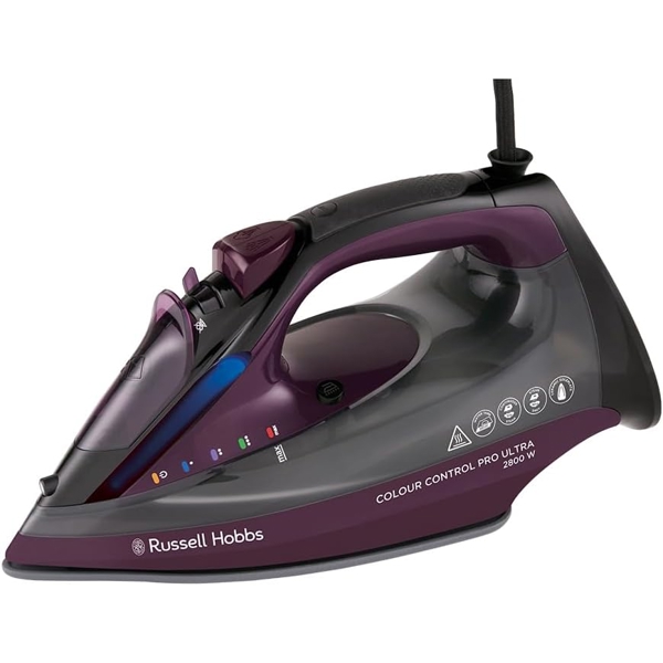 ორთქლის უთო Russell Hobbs 27281-56/RH Colour Control Pro, 2800W, Steam Iron, Purple