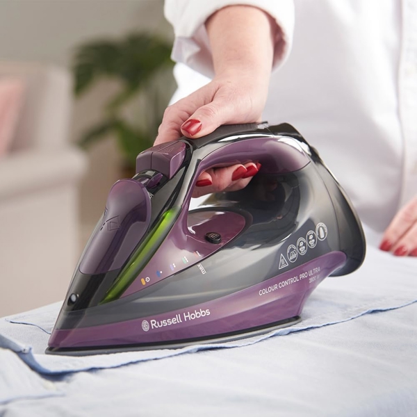 ორთქლის უთო Russell Hobbs 27281-56/RH Colour Control Pro, 2800W, Steam Iron, Purple