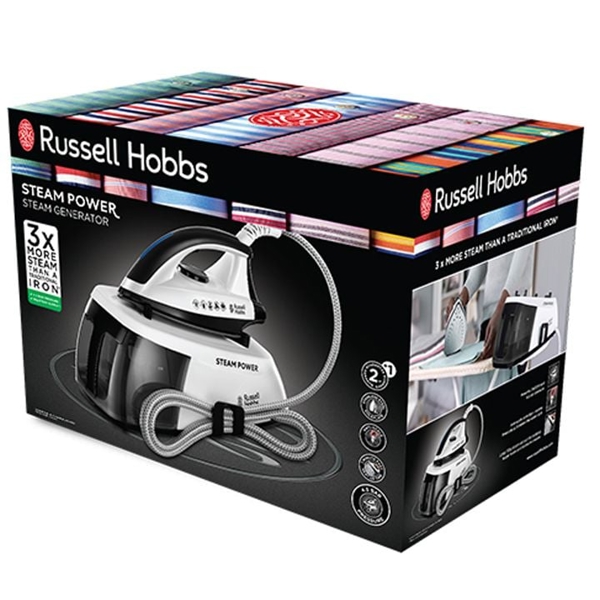 ორთქლის უთო Russell Hobbs 24420-56/RH Steam Power, 2400W, 1.3l, Steam Iron, White