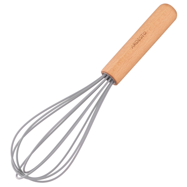 სათქვეფი Ardesto AR3021GB Midori, 23.6cm, Whisk, Wood/gray