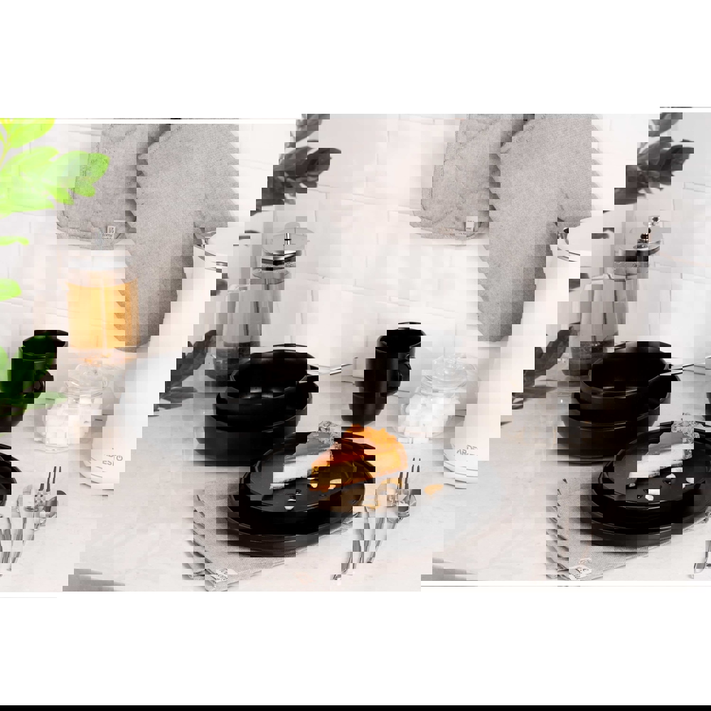 თეფში Ardesto AR2920TB Dessert plate Trento, 20.5cm, Black